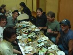 Reducers, Richard and Tachi, with lots to eat and drink!