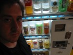 Not exactly the hotel's beer vending machine, but right next to it.